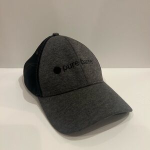 Pure Barre Gray and Black Ball Cap
